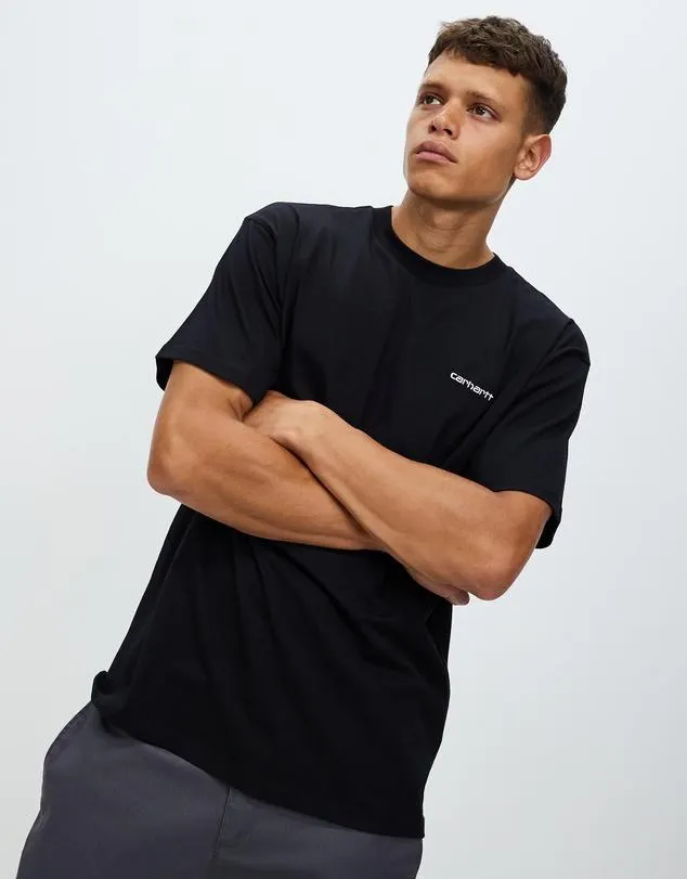 SS Script Embroidery T-Shirt