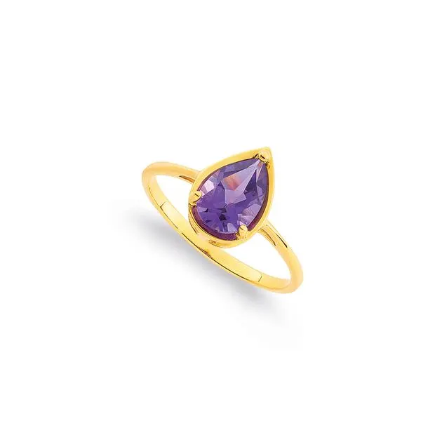 9ct Amethyst Ring