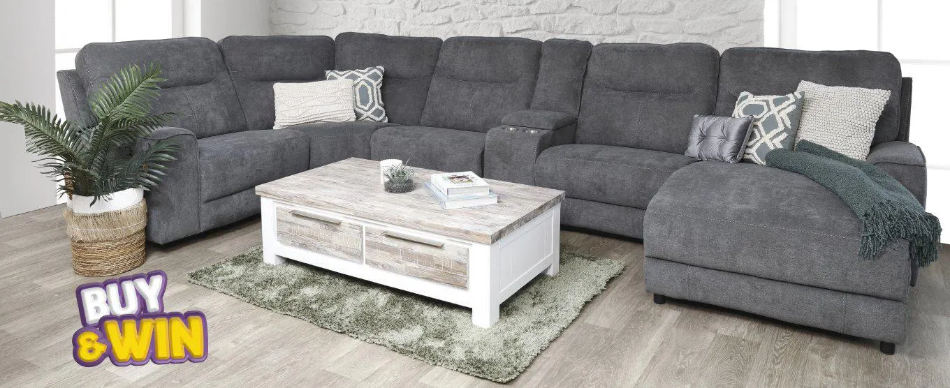 Senator Corner Suite RHF - Gunmetal Grey