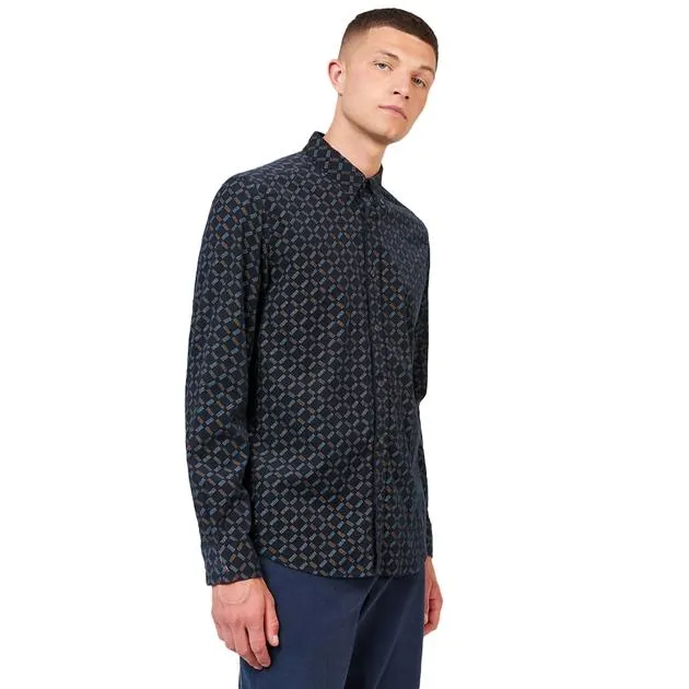 Ben Sherman Geo Printed Corduroy Shirt