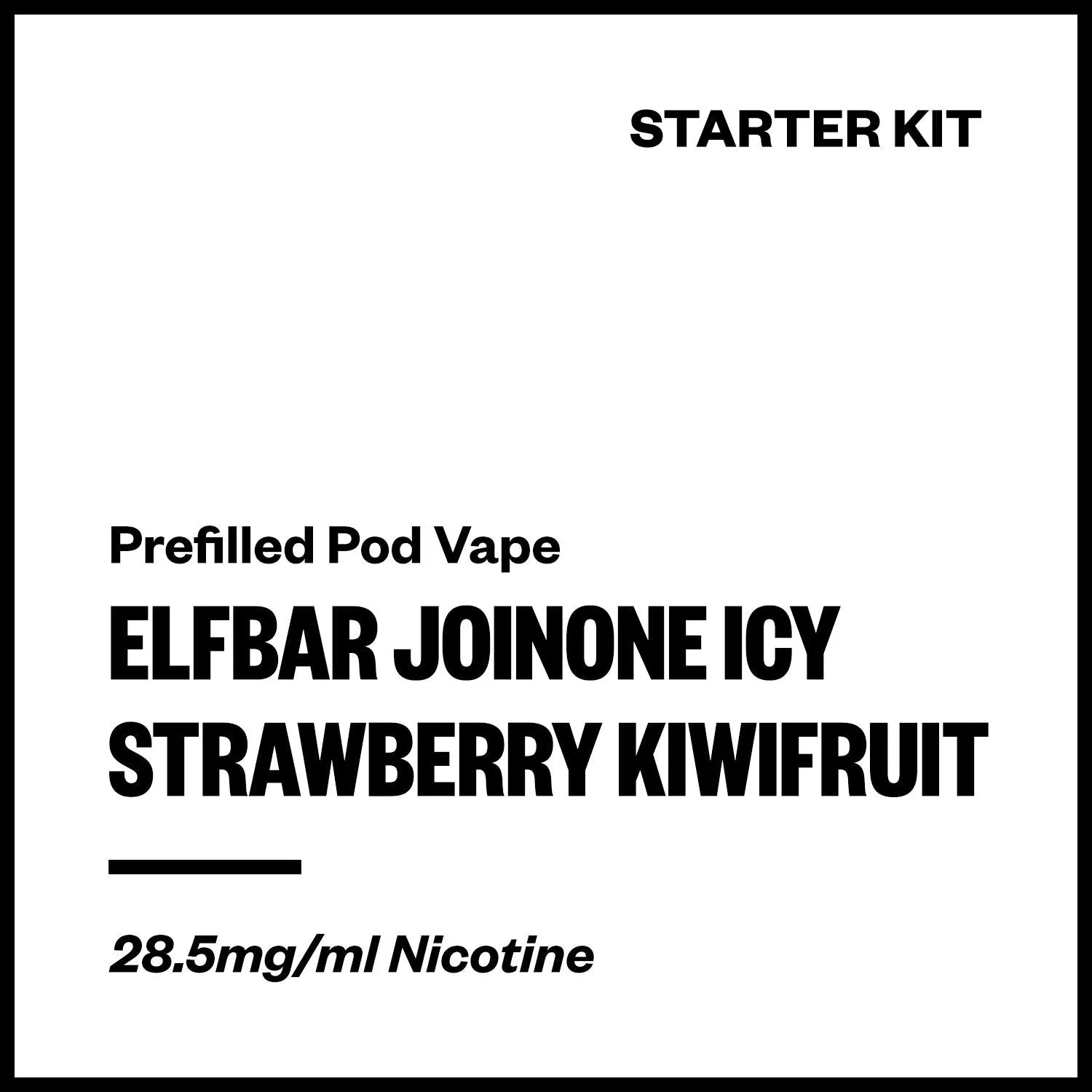 Elfbar JoinOne Icy - Strawberry Kiwifruit (Starter Kit)