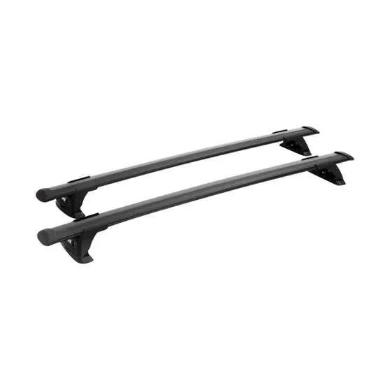 Yakima Thru Bar 120cm Black Roof Rack Pair - S16YB
