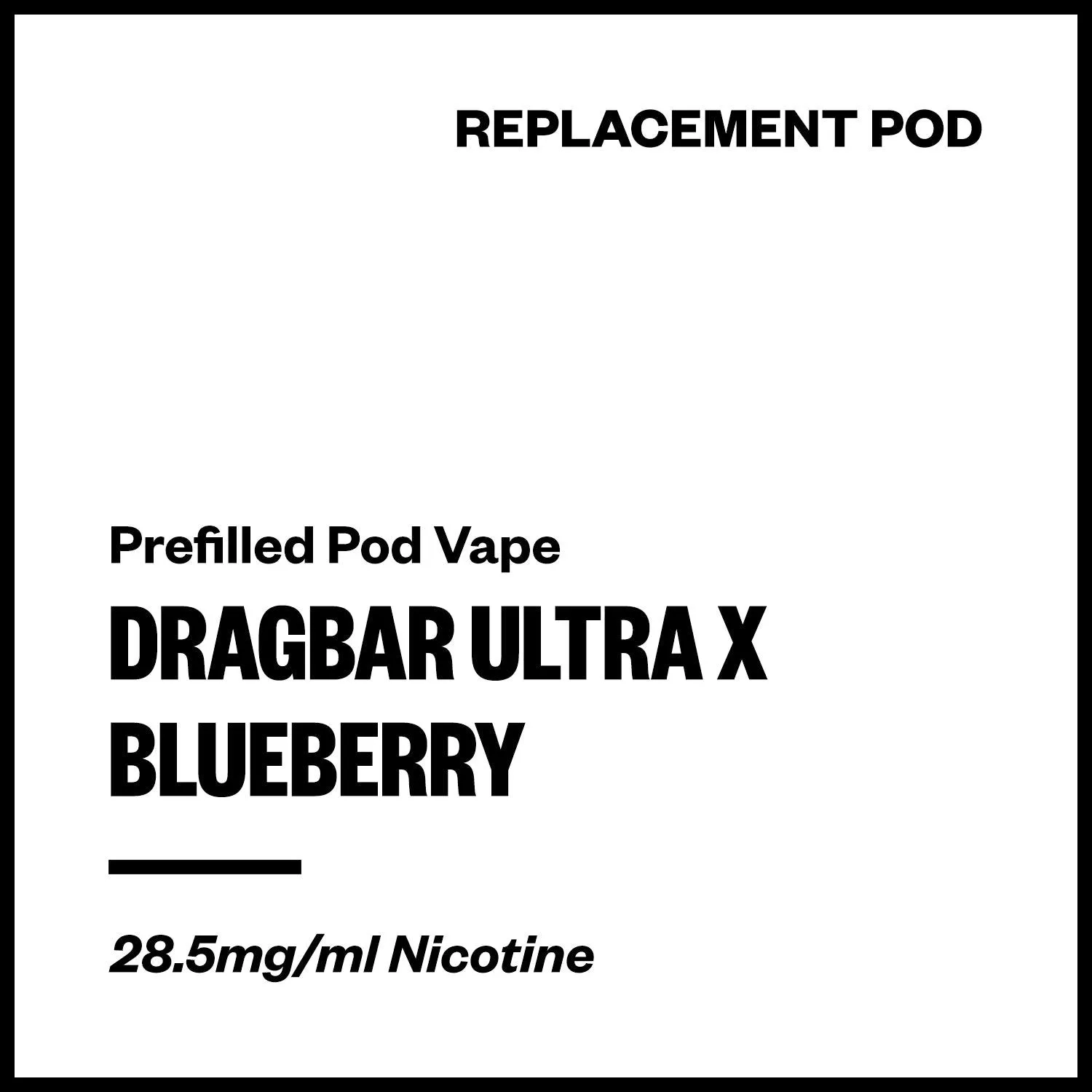 Dragbar Ultra X - Blueberry (Replacement Pod)
