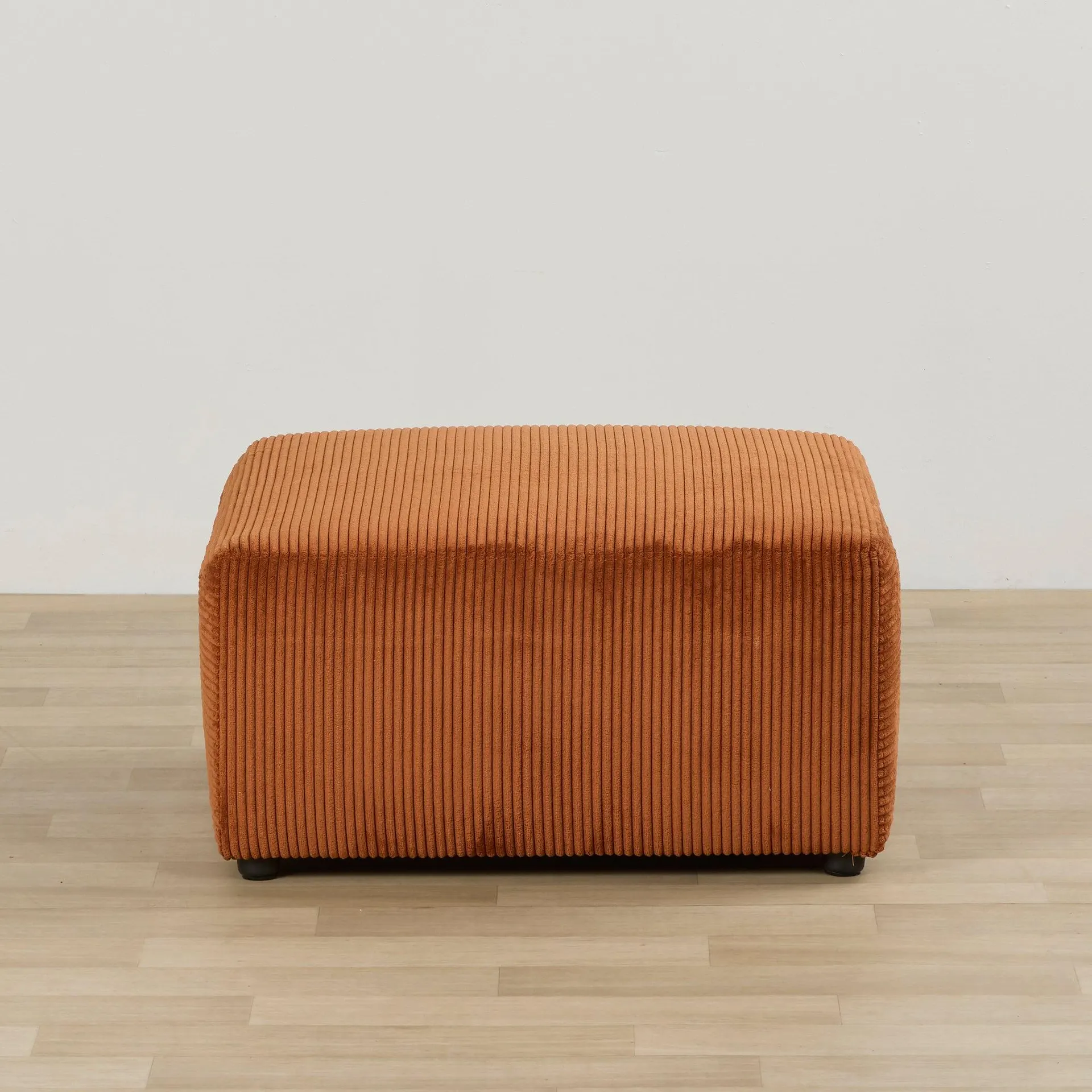 Finnian Ottoman - Burnt Orange