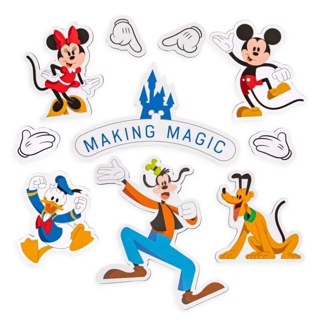 Mickey Mouse and Friends Magnet Set