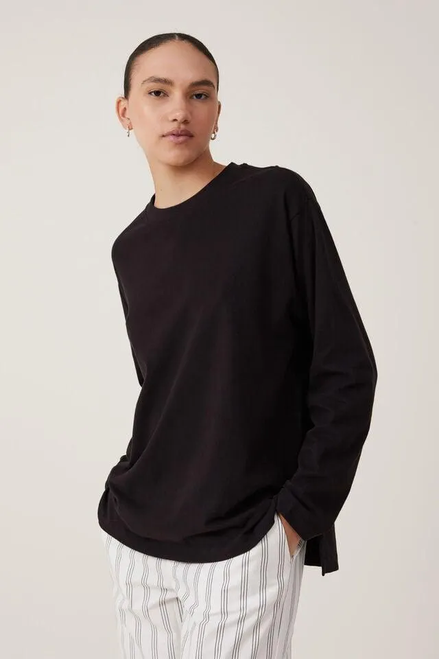 The Boxy Oversized Long Sleeve Top