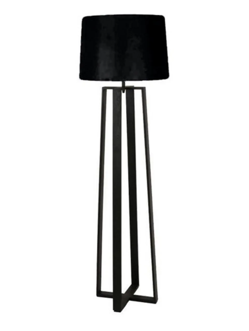 Copenhagen I Floor Lamp Black with Black Shade