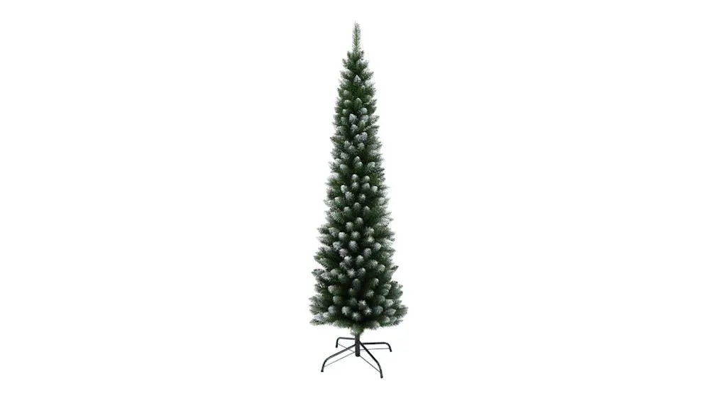 Jingle Jollys Snow Frosted 180cm Christmas Tree