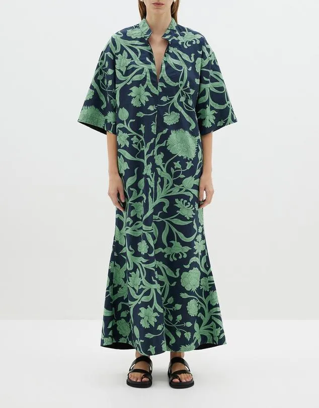 Printed Longerline Dress