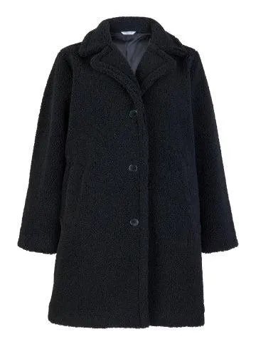 Women's Isobelle Teddy Coat in Black