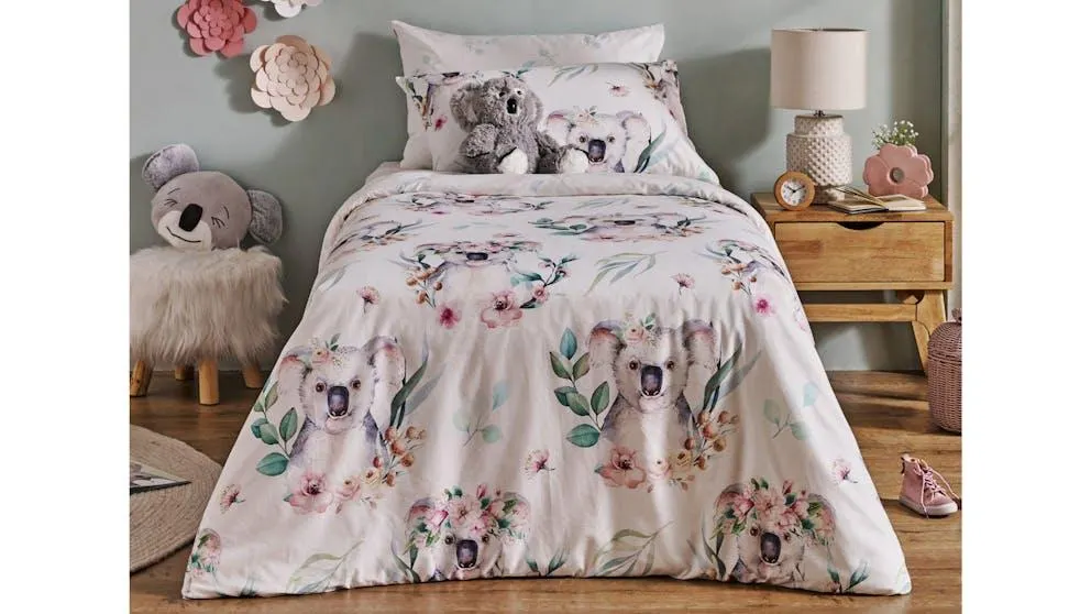 Ken Koala Quilt Cover Set