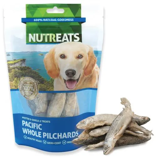 Nutreats Freeze Dried Whole Pacific Pilchard Dog Treats