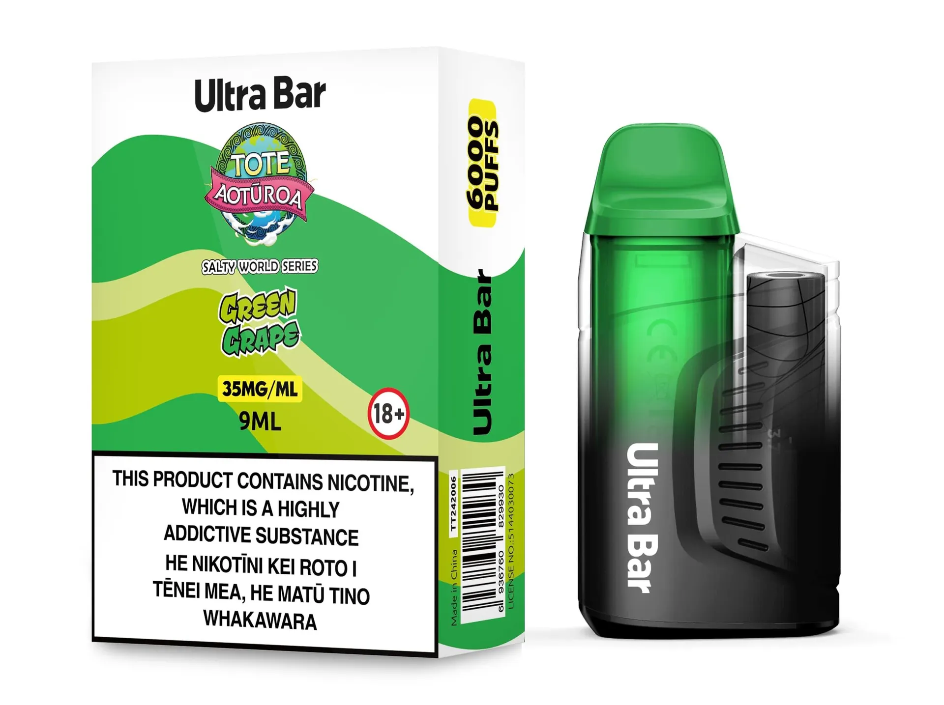 Ultra Bar Grape Mint Disposable Vape