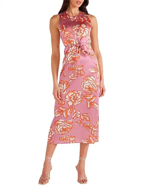 MANDEVILLA TIE MIDI DRESS