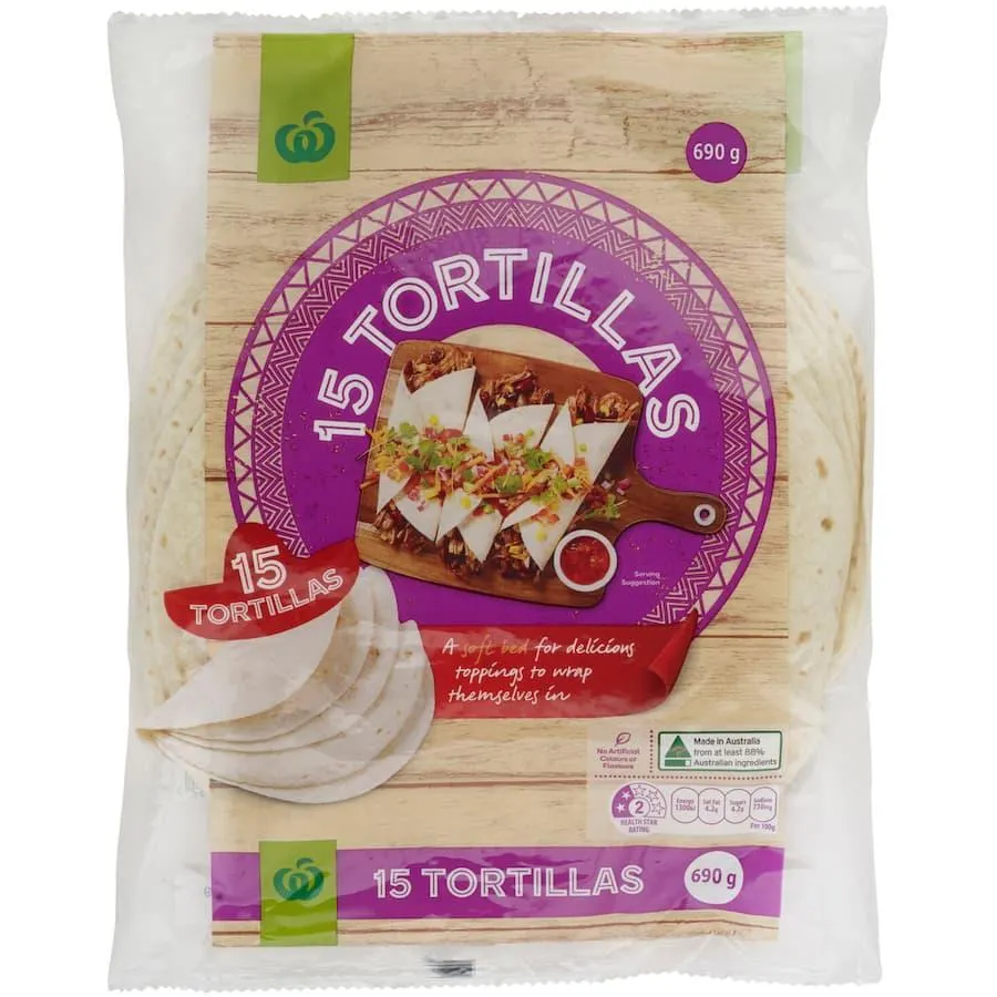Countdown Mexican Tortillas Burrito 690g