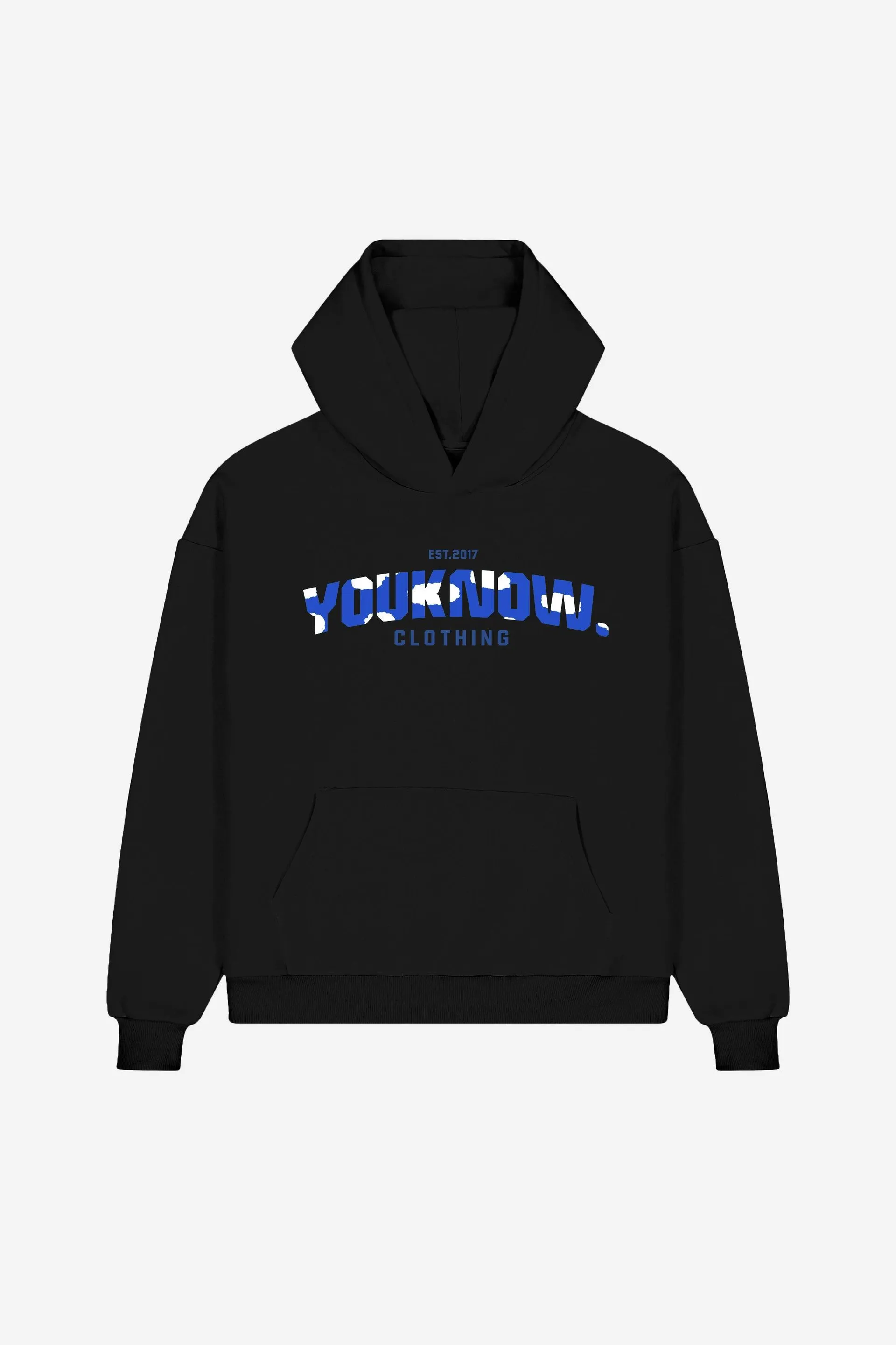 CHENILLE HOODIE BLACK