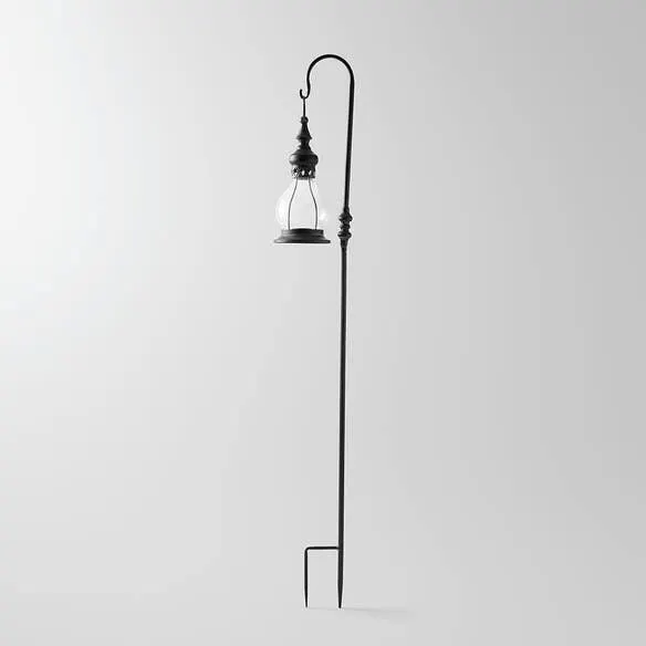 Garden Stake Rounded Moroccan Shape Lantern 130cm