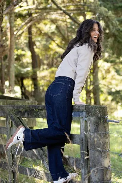 Shine On Label Austin Wide Leg Jean D...