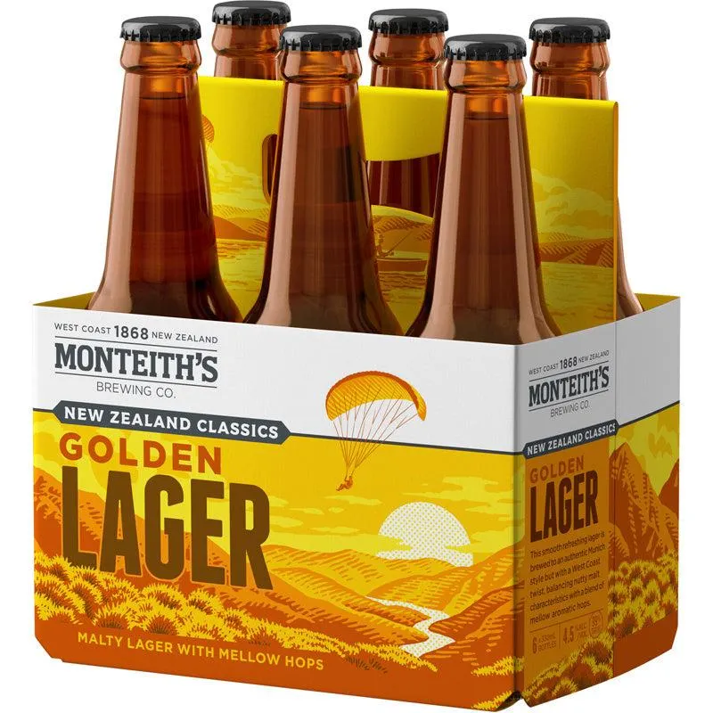 Monteith's Classic Golden 6pk Btls