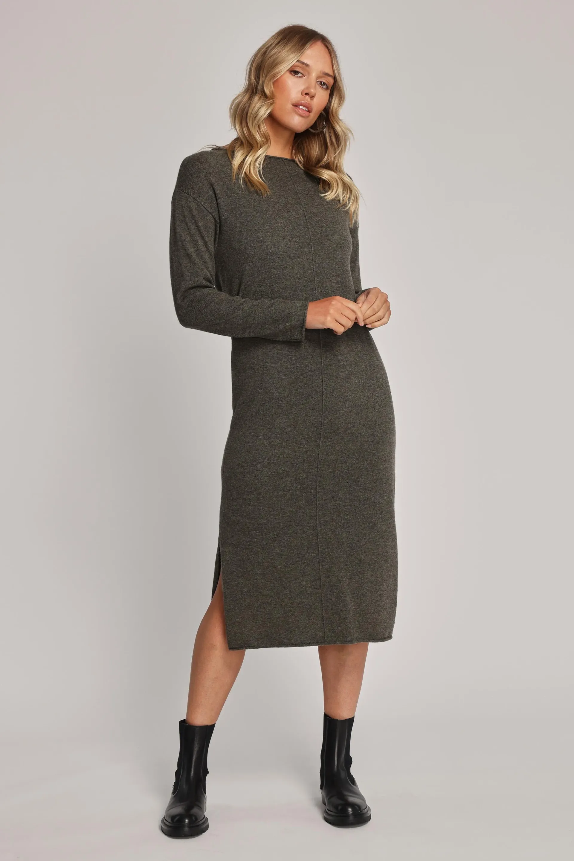 The Recycled Cashmere Blend Dress