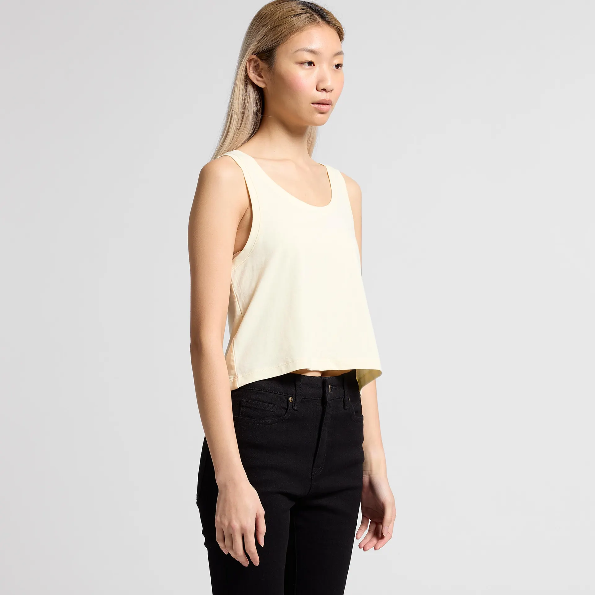 Wo's Crop Singlet | 4031
