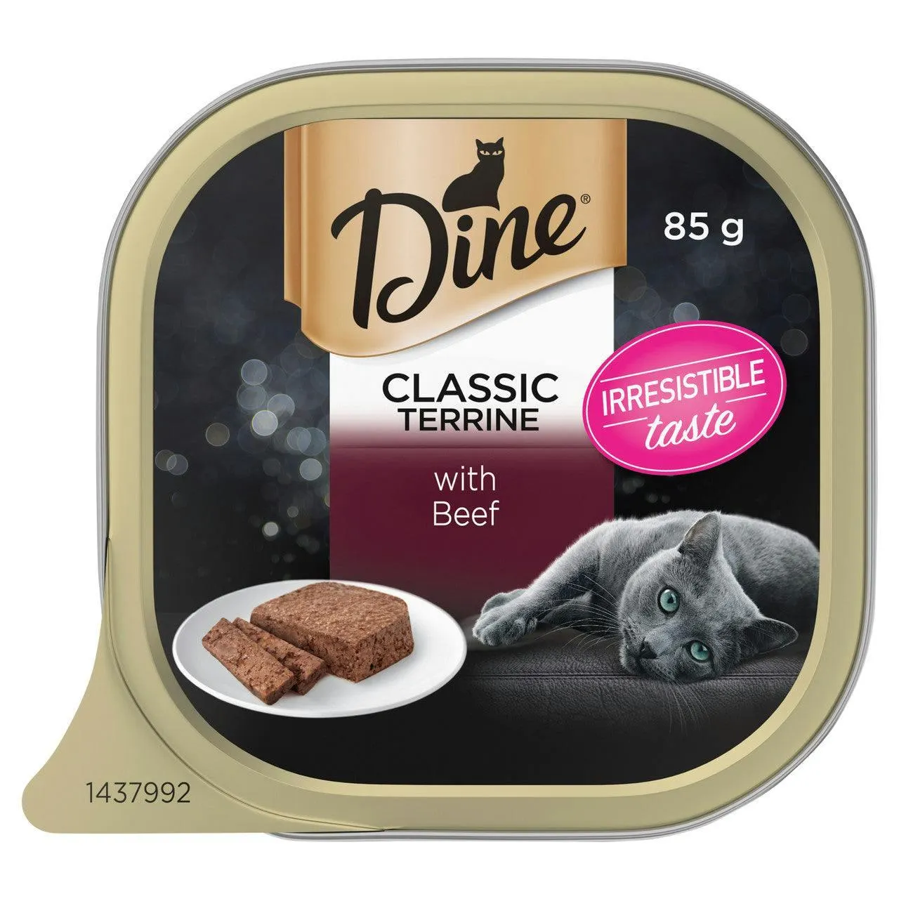 Dine Classic Terrine with Beef Wet Cat Food