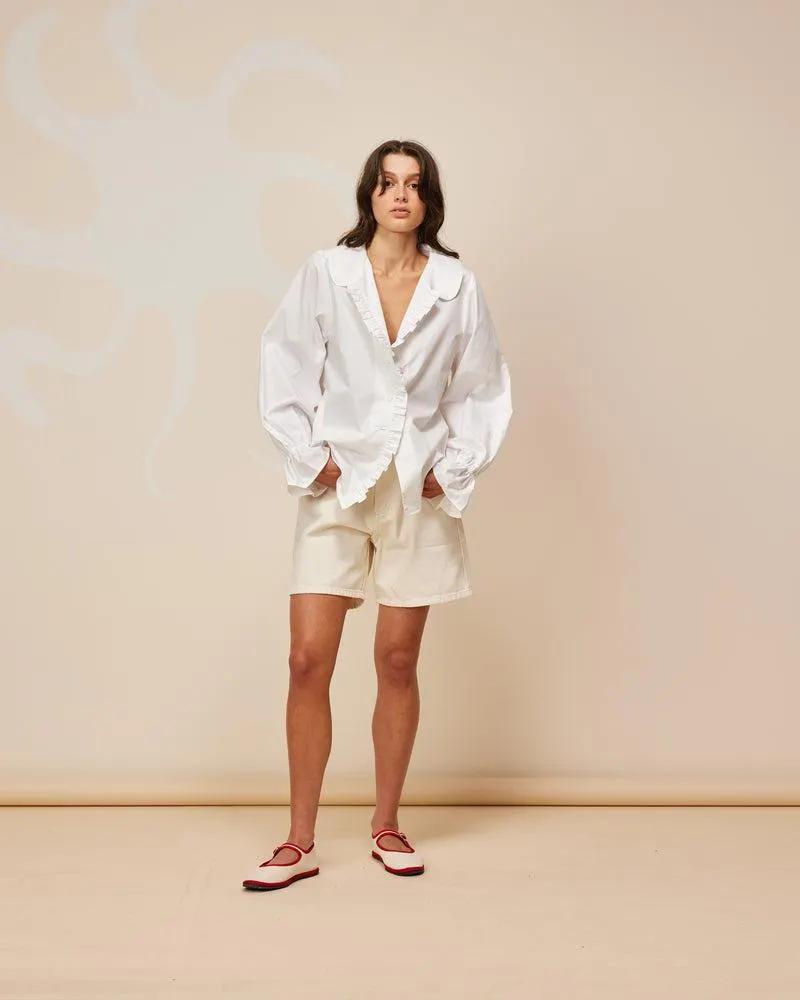 Sandler ruffle shirt