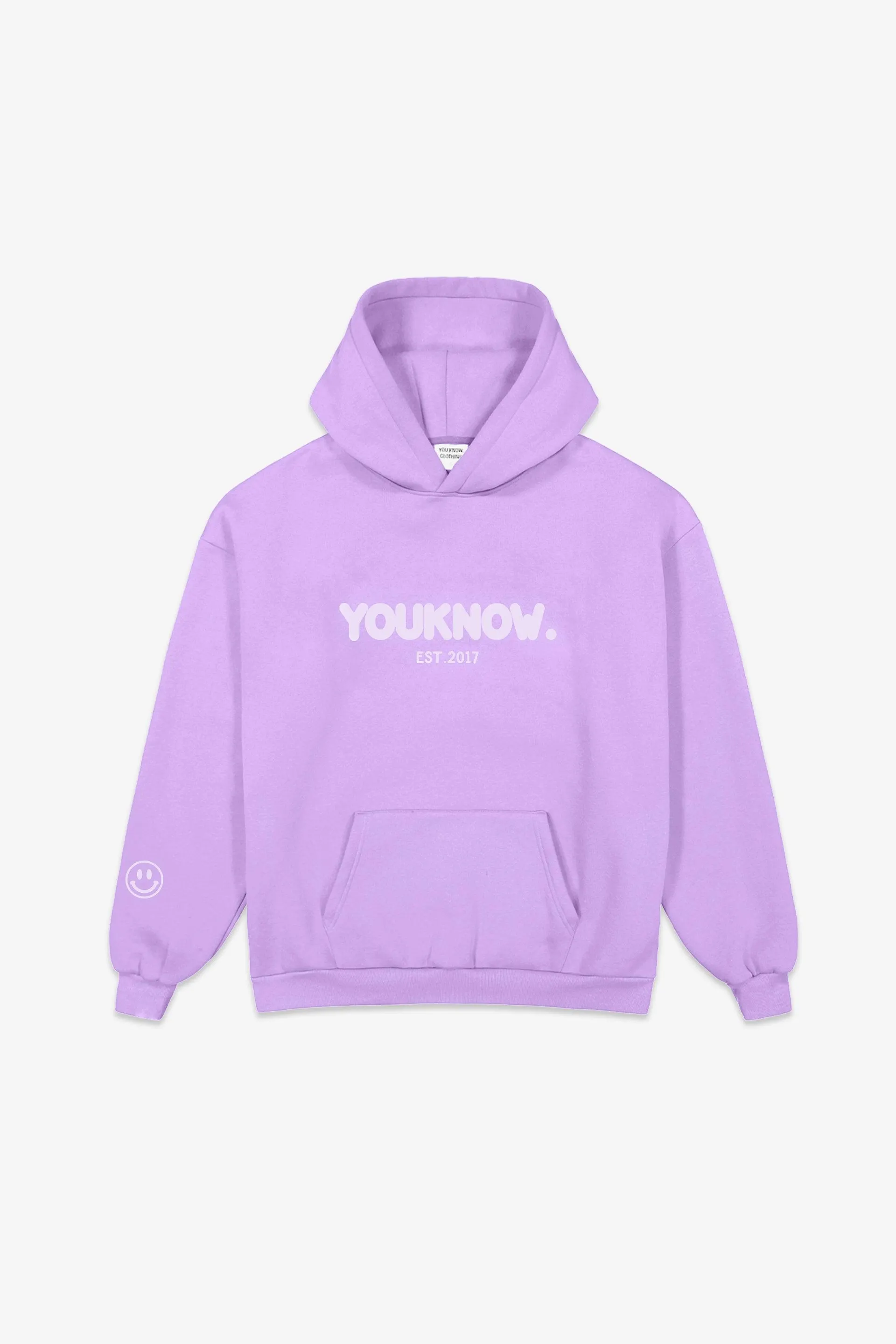SMILEY HOODIE | GRAPE