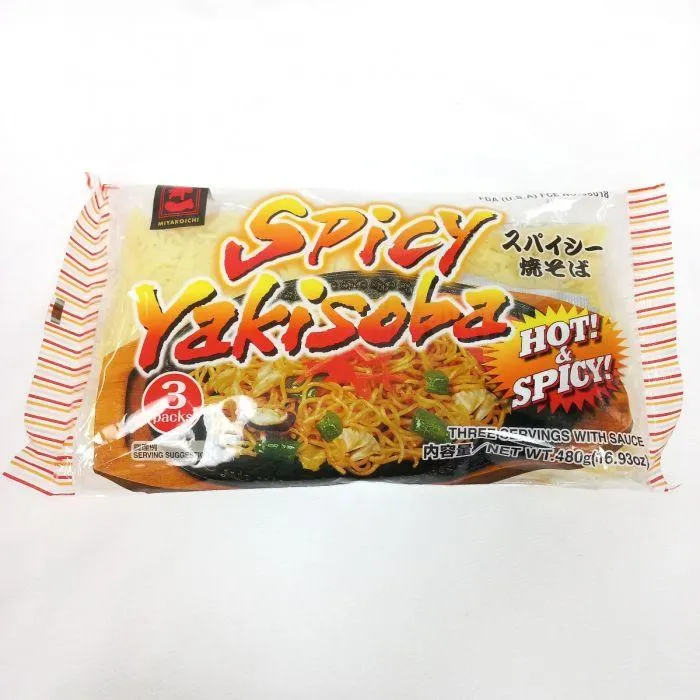MIYAKOICHI / FRESH NOODLE (SPICY YAKISOBA) 480g