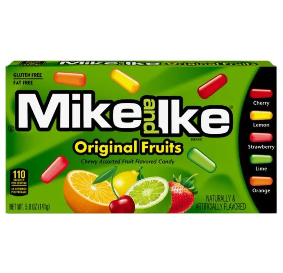 Mike and Ike Original Fruits Theater Box 4.25oz