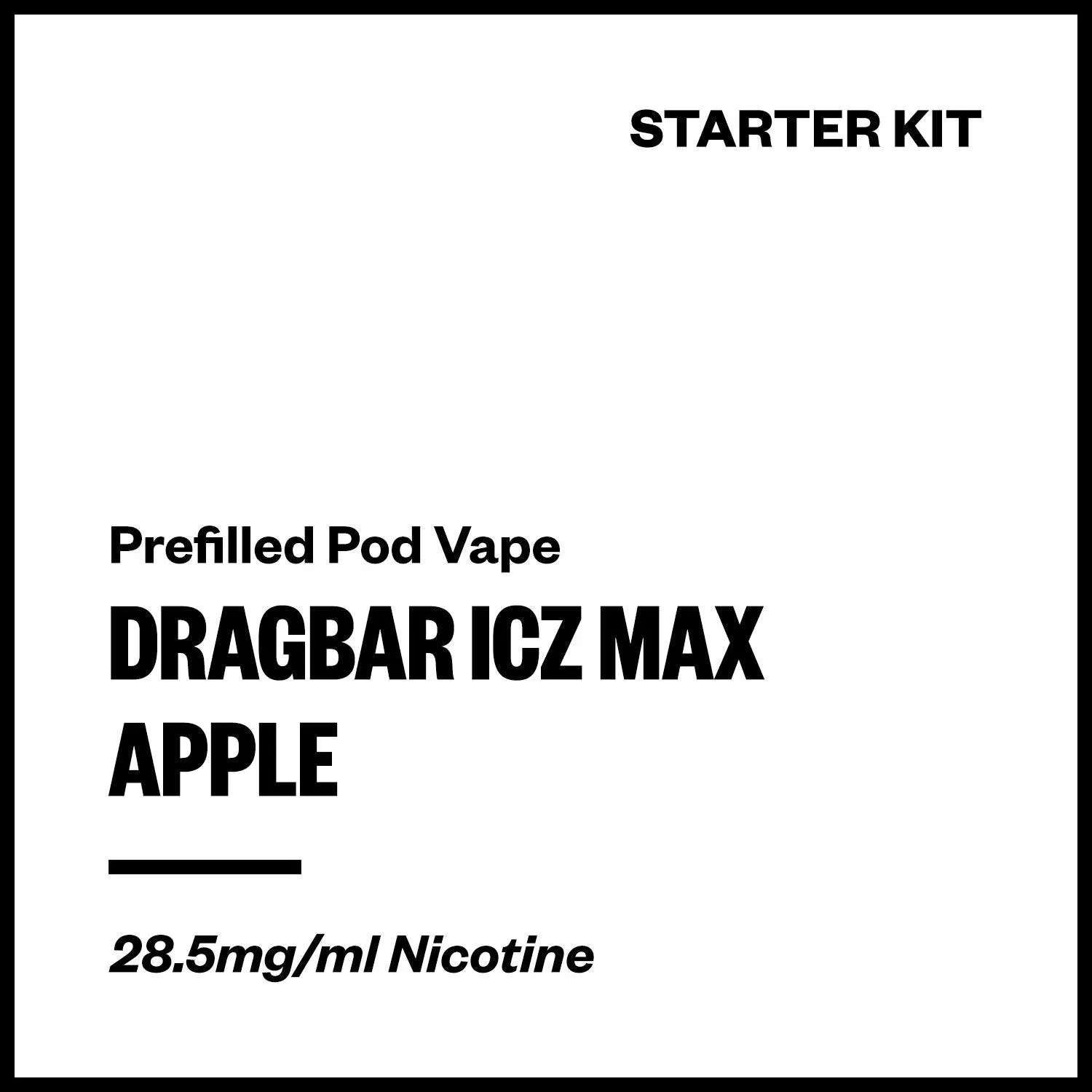 Dragbar ICZ Max - Apple (Starter Kit)