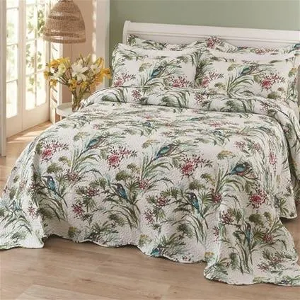 Flower and Bird Bedspread