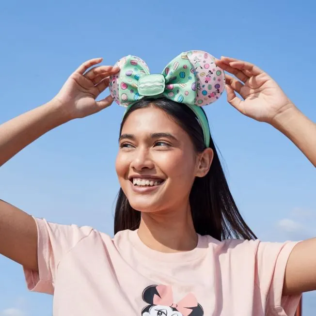 Loungefly Minnie Mouse Paris City Ears Headband For Adults