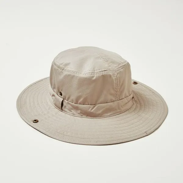 Wide Brim Fabric Hat