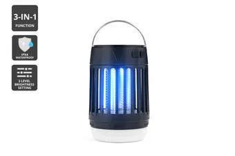 Komodo USB Solar Rechargeable Portable Mosquito Zapper Lantern
