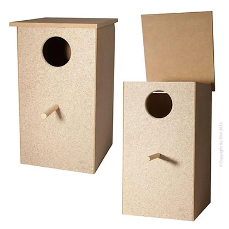 Avi One Wooden Tall Parrot Nest Box
