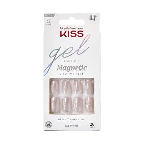 Kiss Gel Fantasy Magnetic Nails - Dignity Short 28s
