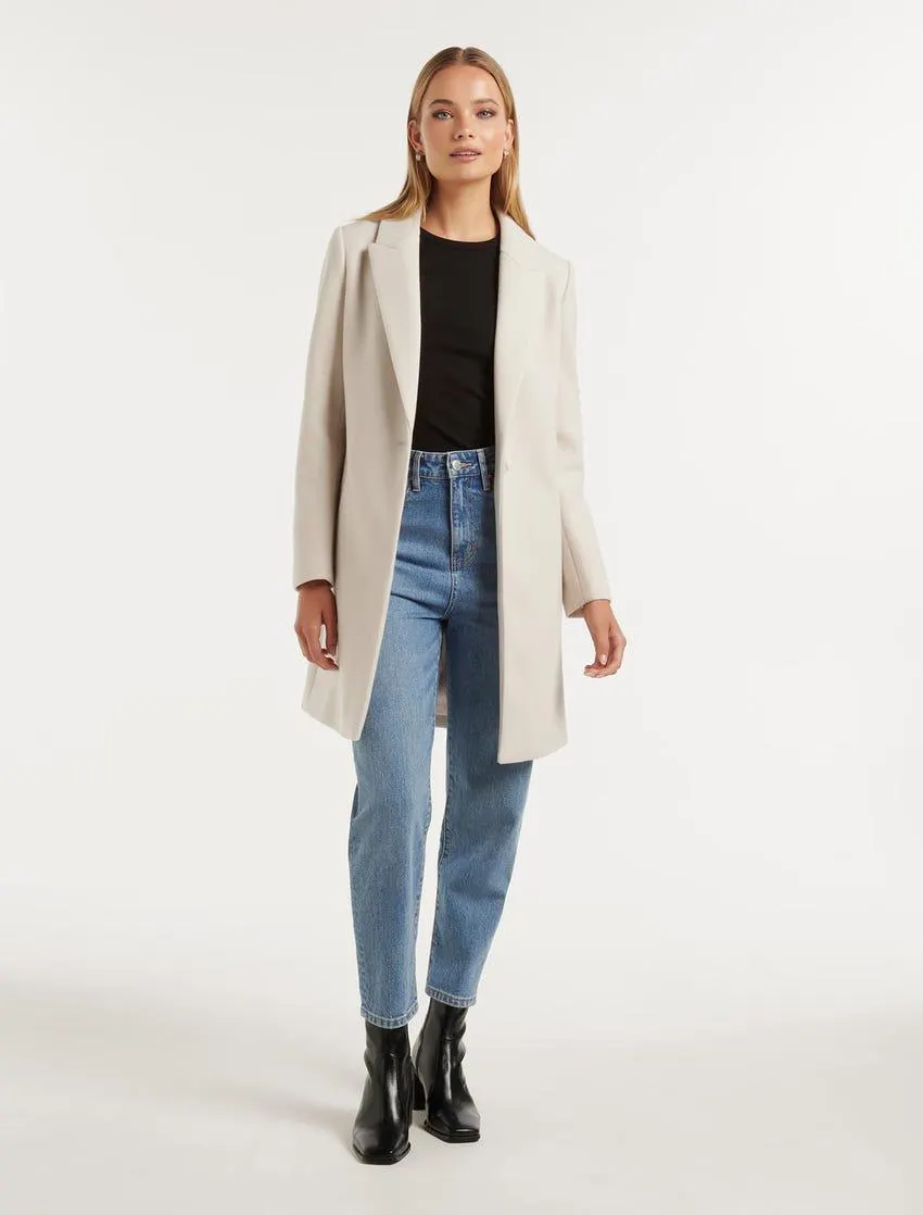 Becca Single-Breasted Coatigan