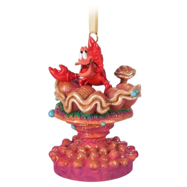 Sebastian Singing Living Magic Sketchbook Ornament, The Little Mermaid