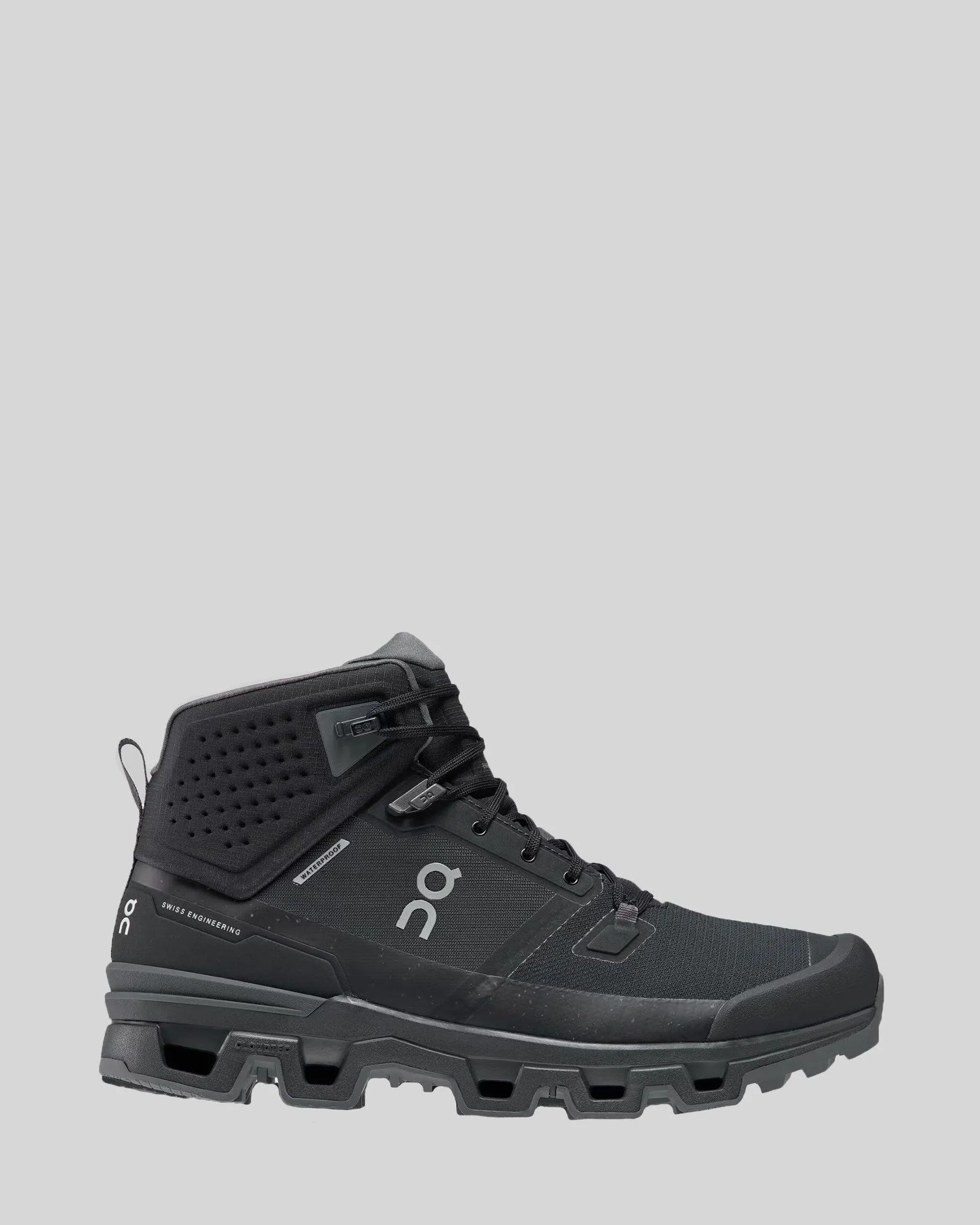 Men's On Cloudrock 2 Waterproof Hiking Boots - Black/Eclipse