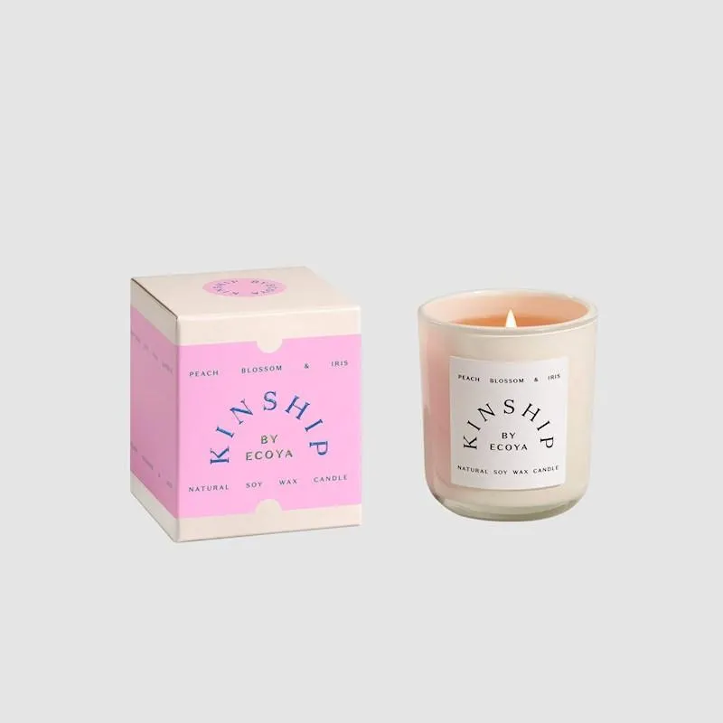 Kinship by Ecoya Peach Blossom & Iris Candle 75g