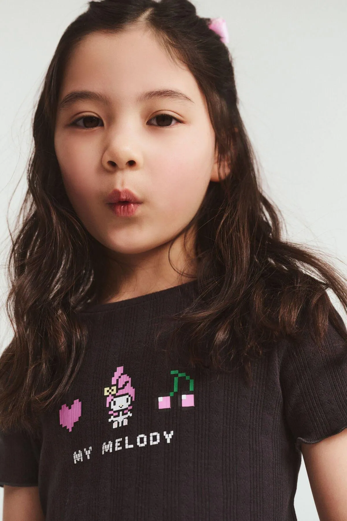 Sanrio My Melody Pointelle Baby Tee