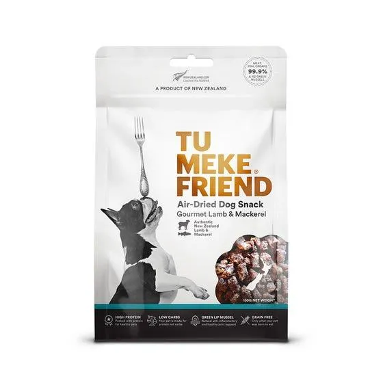 Tu Meke Friend Gourmet Lamb & Mackerel Dog Snack 150g