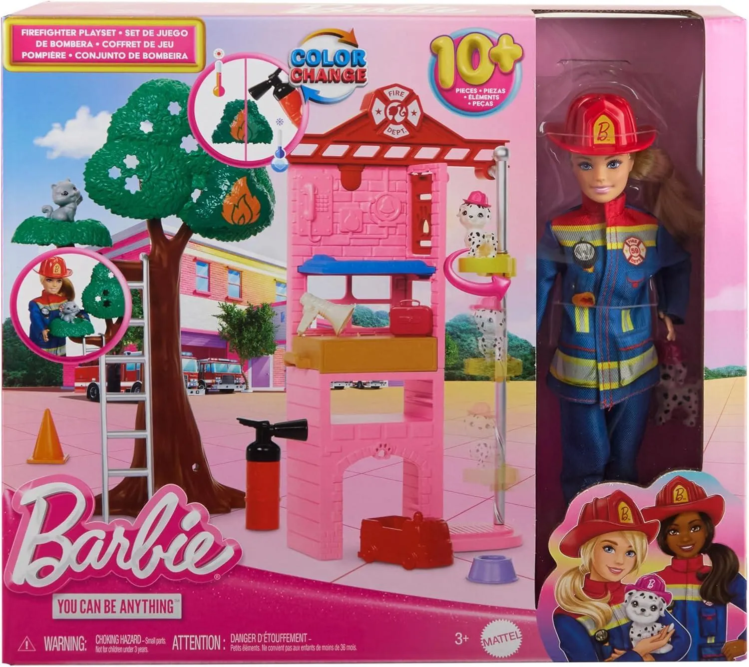 Barbie Career Firefighter Playset