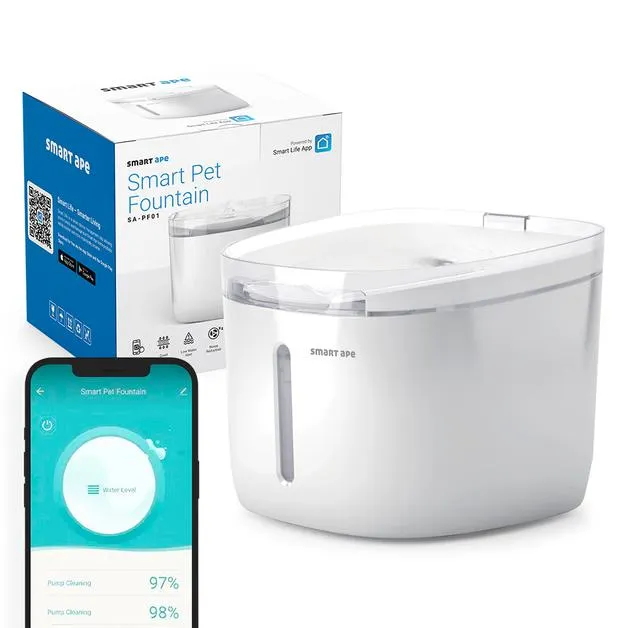 Smart Ape Smart Wi-Fi Pet Fountain