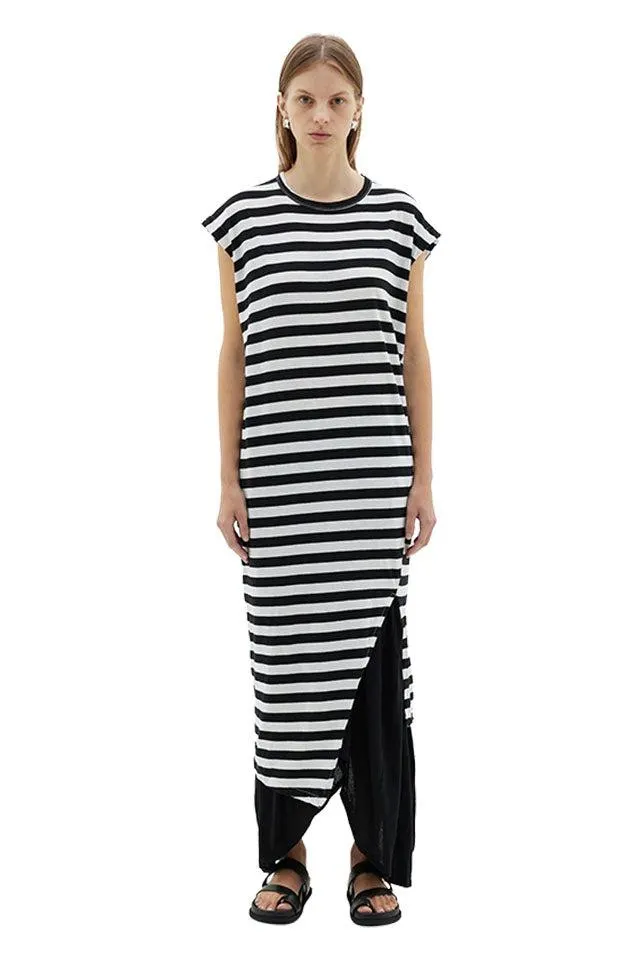 Stripe Split Tank Dress