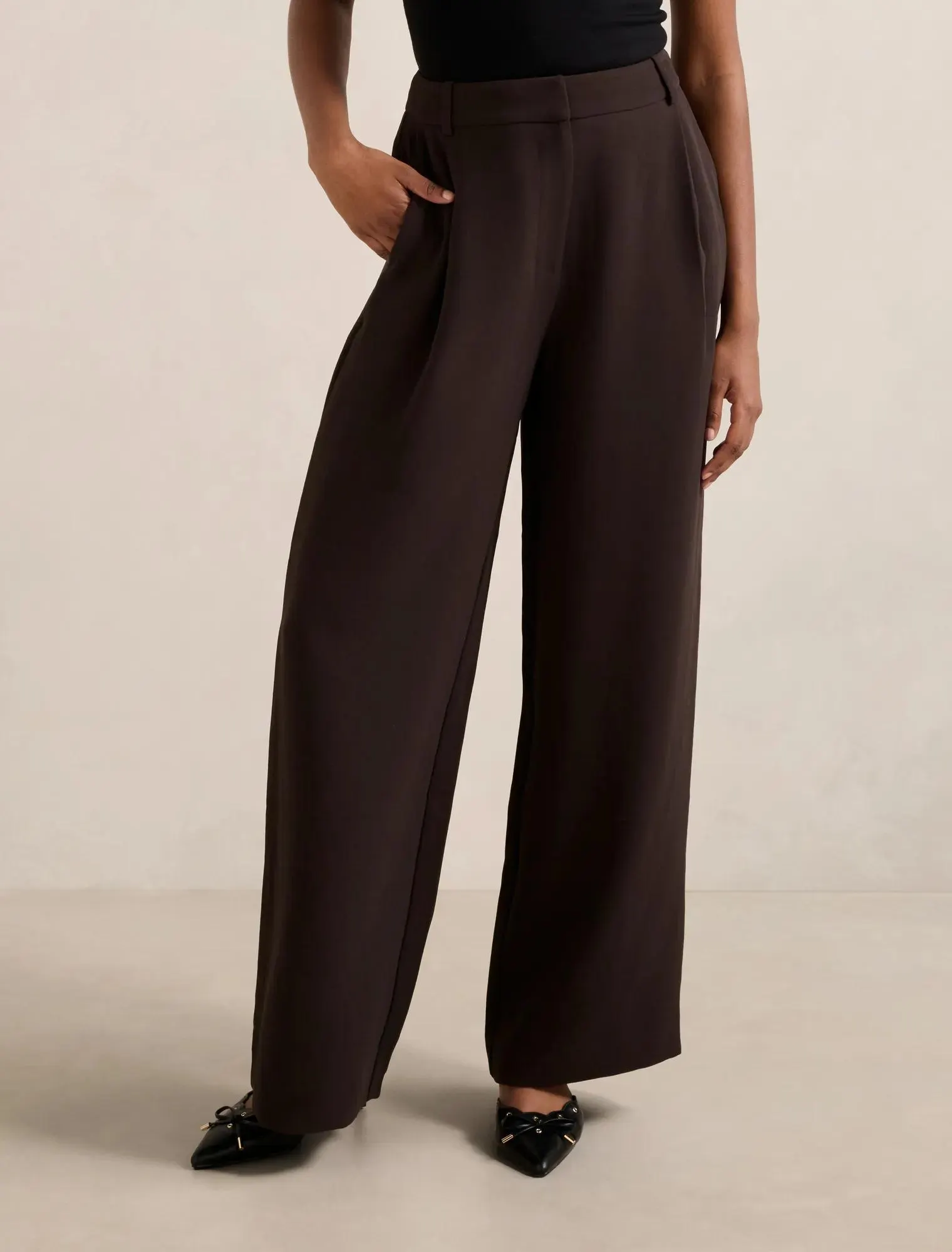 Margot Petite Wide Leg Pants