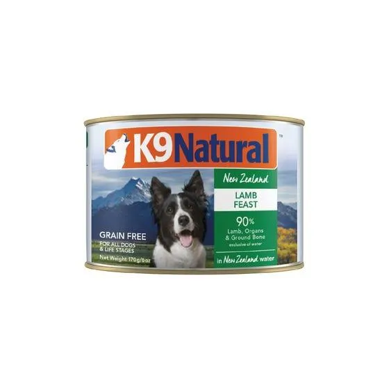 K9 Natural Lamb Canned Dog Food 170g