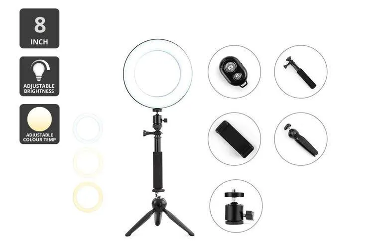 Kogan 8" LED Ring Light