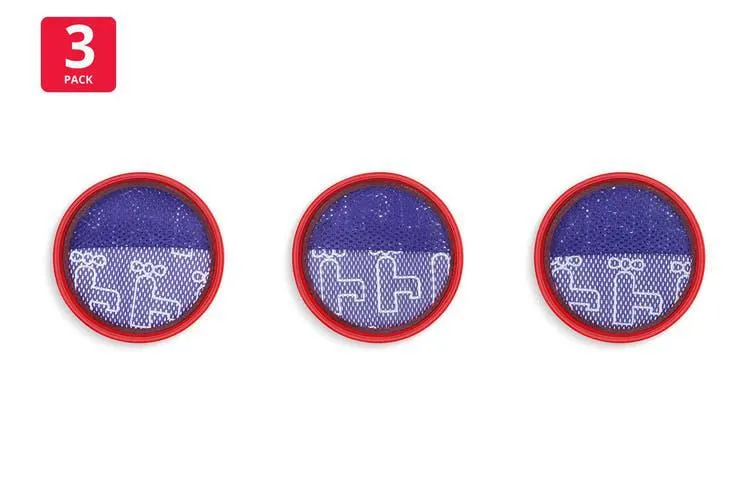 Kogan C11 and Z11 Cordless Stick Vacuum Cleaner Filter (3 Pack)